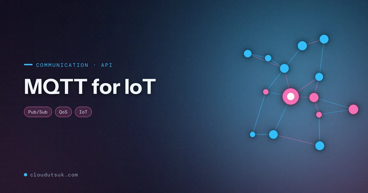 Communication motif with the title MQTT for IoT