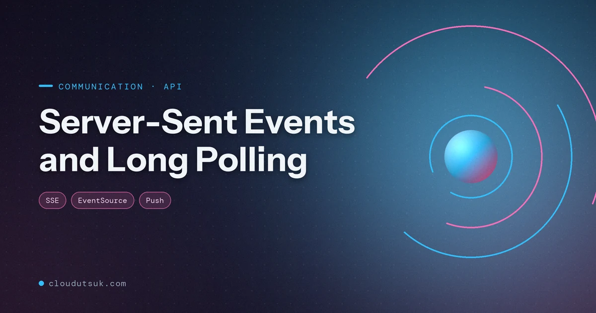 Communication motif with the title Server-Sent Events and Long Polling