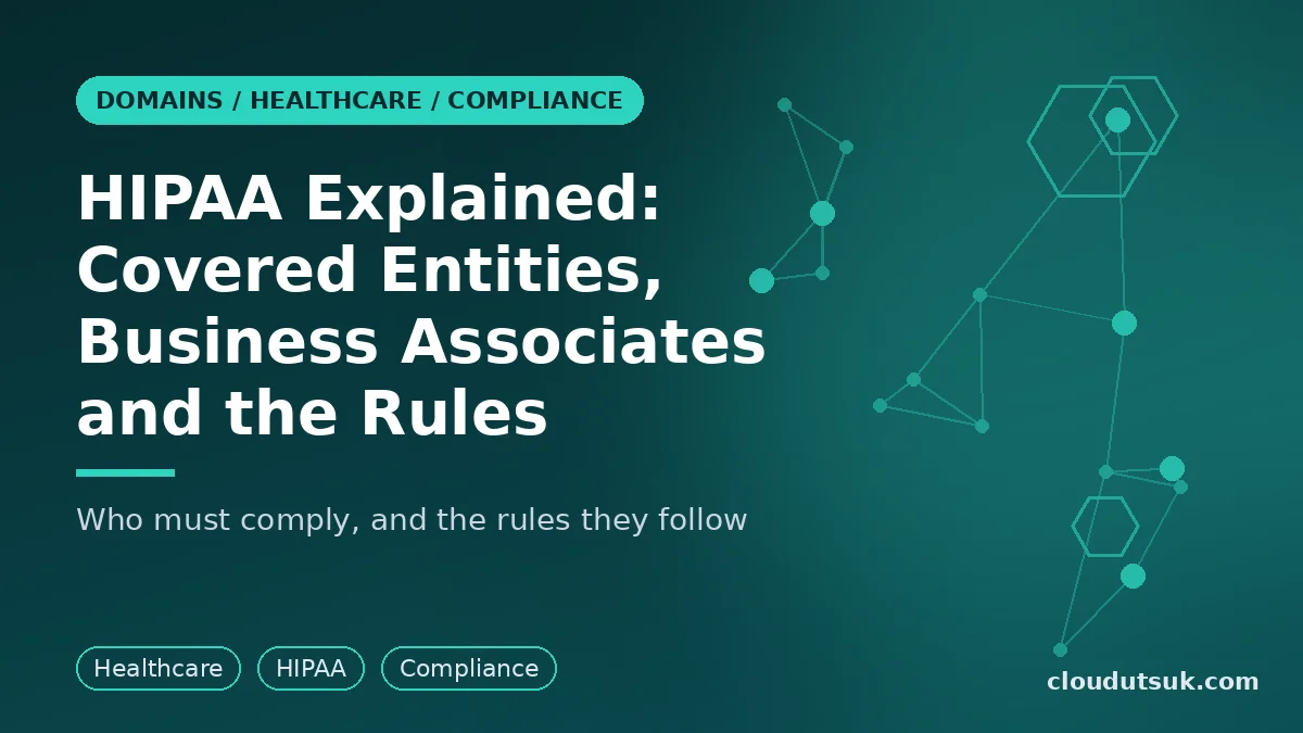 Cover image: HIPAA Explained: Covered Entities, Business Associates and the Rules