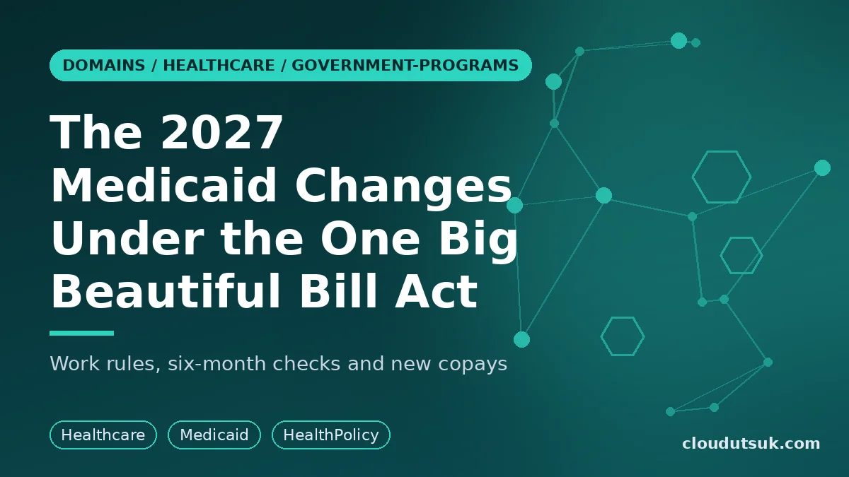 Cover image: The 2027 Medicaid Changes Under the One Big Beautiful Bill Act