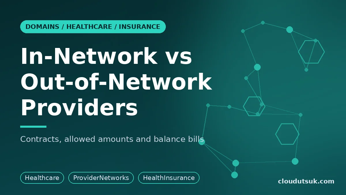 Cover image: In-Network vs Out-of-Network Providers