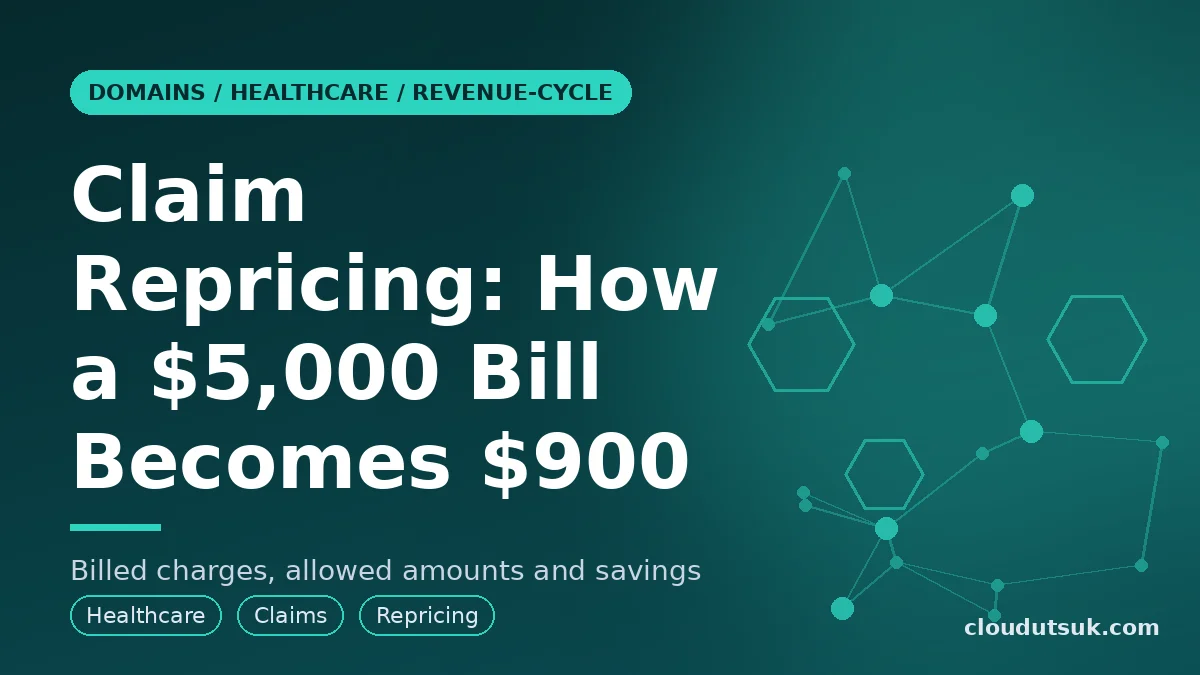 Cover image: Claim Repricing: How a $5,000 Bill Becomes $900
