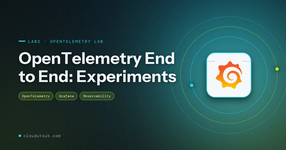 OpenTelemetry End to End: Experiments - Labs hero image