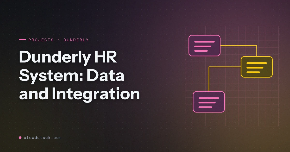 Dunderly HR System: Data and Integration - Projects hero image
