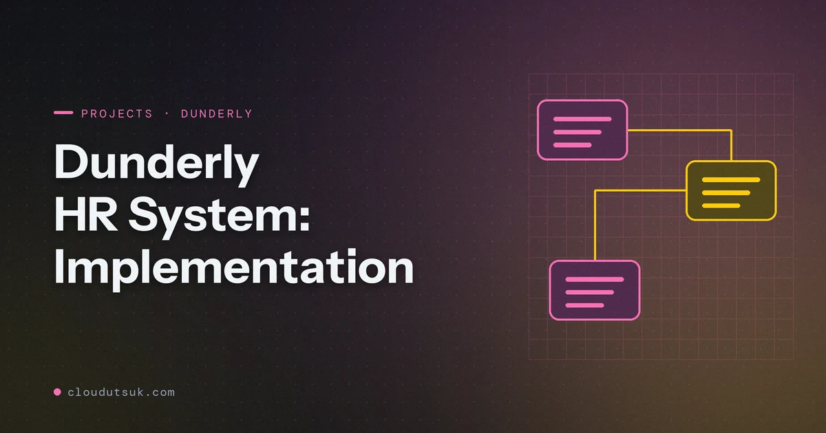 Dunderly HR System: Implementation - Projects hero image