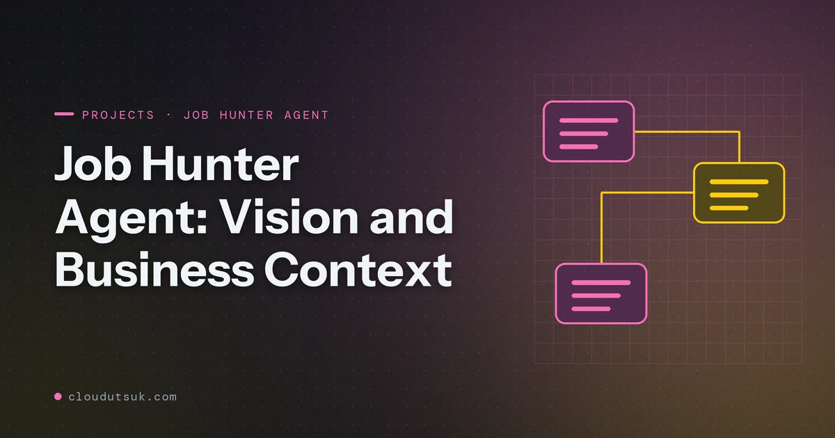 Job Hunter Agent: Vision and Business Context - Projects hero image