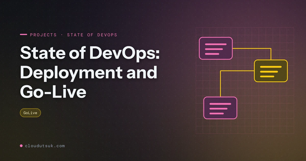 State of DevOps: Deployment and Go-Live - Projects hero image