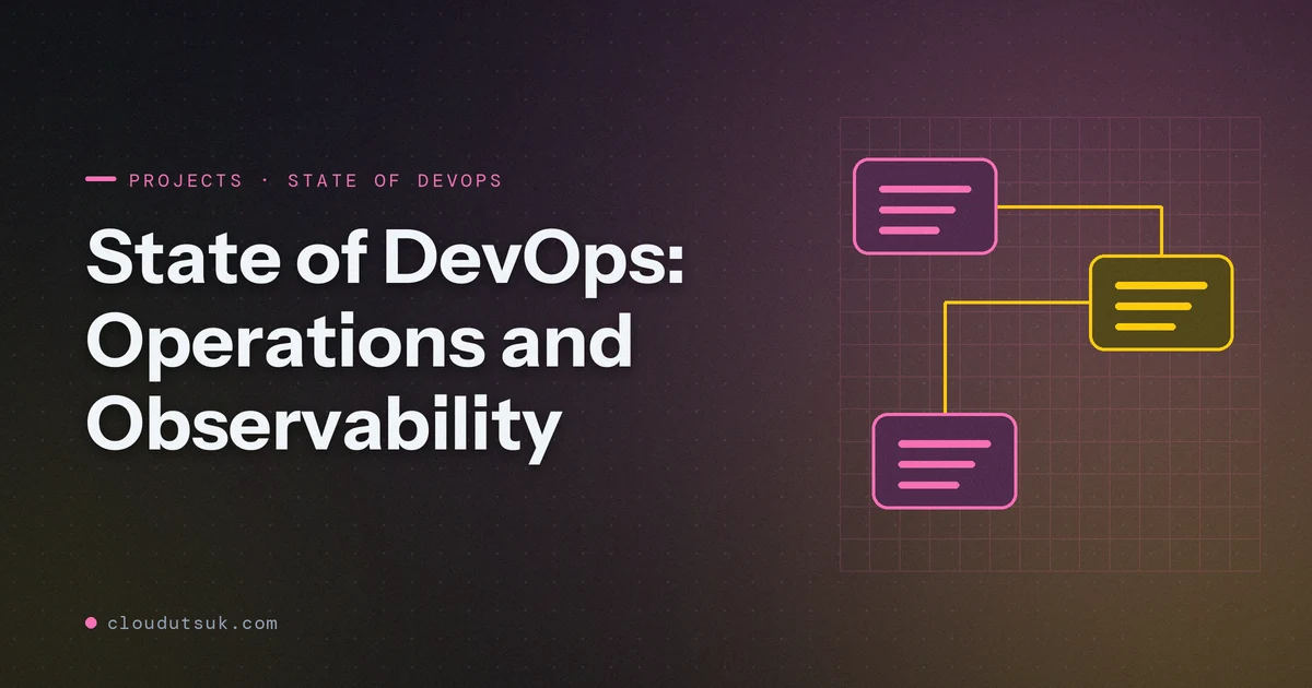 State of DevOps: Operations and Observability - Projects hero image