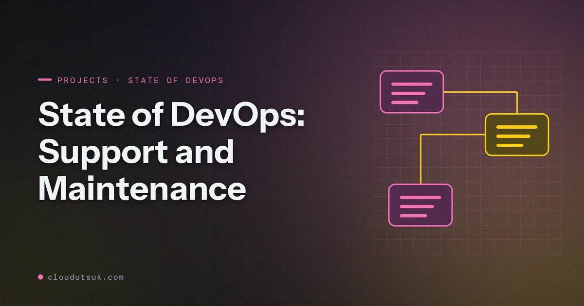 State of DevOps: Support and Maintenance - Projects hero image