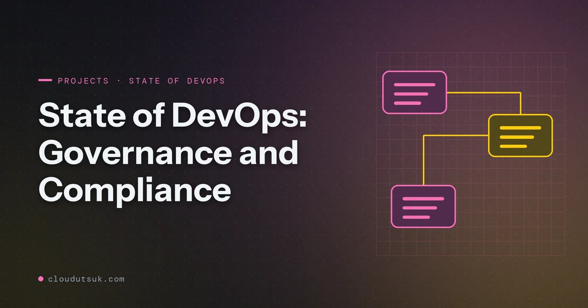 State of DevOps: Governance and Compliance - Projects hero image