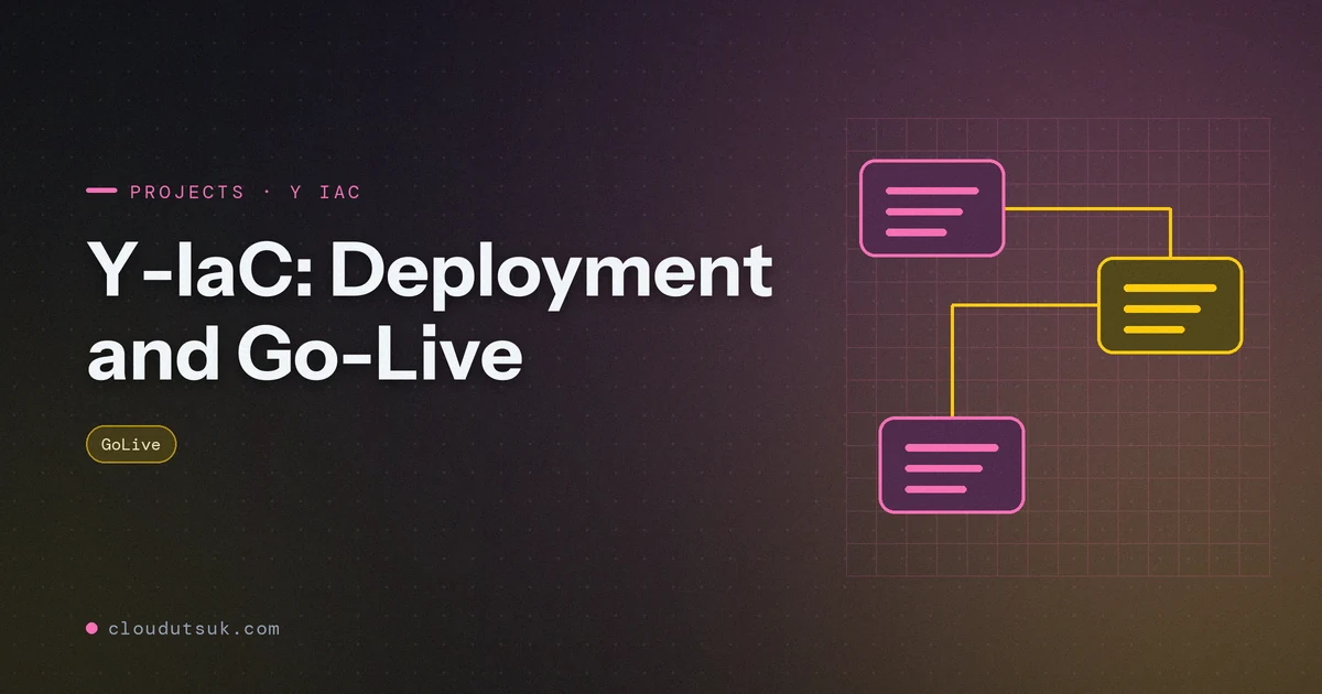 Y-IaC: Deployment and Go-Live - Projects hero image